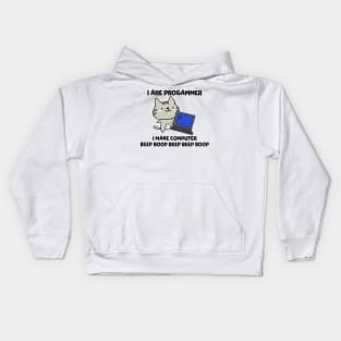 I Are Programmer I Make Computer Beep Boop Kids Hoodie